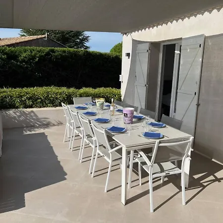 Villa Mas Du Golfe - Climatisee Avec Piscine Privee Pour 10 Personnes *