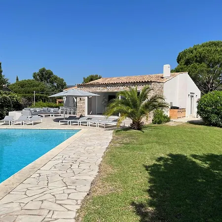 Villa Mas Du Golfe - Climatisee Avec Piscine Privee Pour 10 Personnes Grimaud