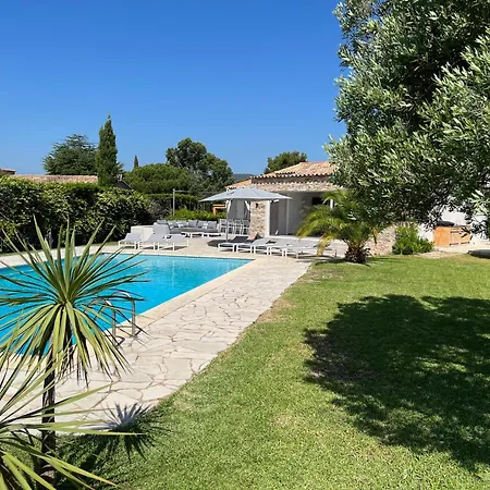 Villa Mas Du Golfe - Climatisee Avec Piscine Privee Pour 10 Personnes *